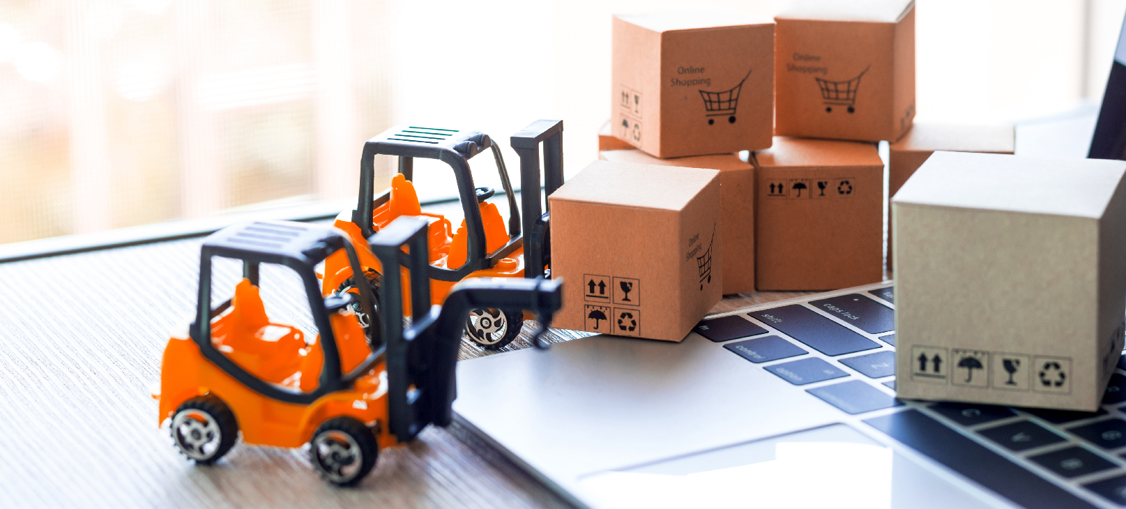empilhadeira-carregando-caixas-na-logística-de-ecommerce