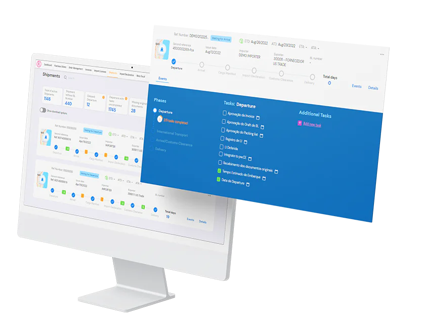 Mockup Shipment Management BX